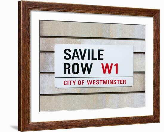 Savile Row-Joseph Eta-Framed Giclee Print