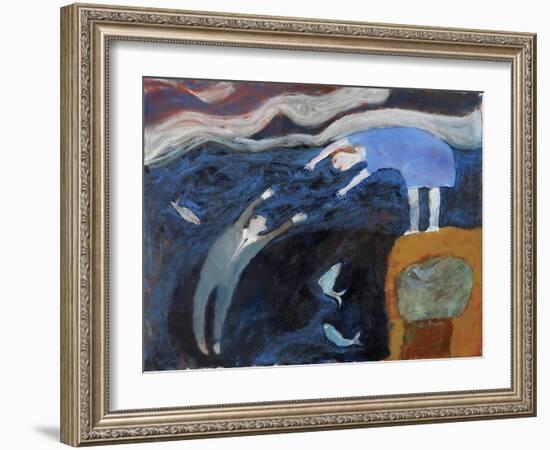 Saving the Man from the Sea, 2003-Susan Bower-Framed Giclee Print