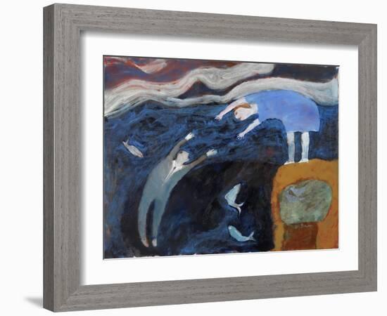 Saving the Man from the Sea, 2003-Susan Bower-Framed Giclee Print