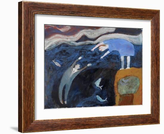 Saving the Man from the Sea, 2003-Susan Bower-Framed Giclee Print