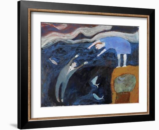Saving the Man from the Sea, 2003-Susan Bower-Framed Giclee Print