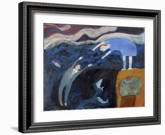 Saving the Man from the Sea, 2003-Susan Bower-Framed Giclee Print