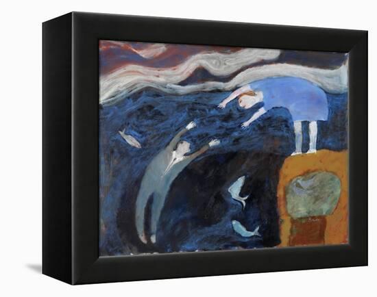 Saving the Man from the Sea, 2003-Susan Bower-Framed Premier Image Canvas