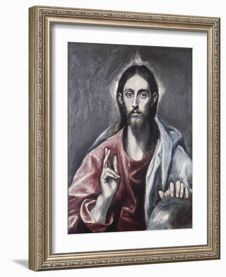 Savior of the World-El Greco-Framed Giclee Print