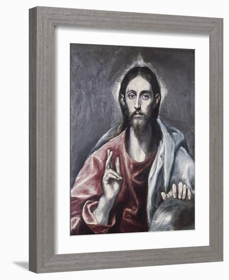 Savior of the World-El Greco-Framed Giclee Print