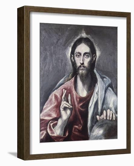 Savior of the World-El Greco-Framed Giclee Print