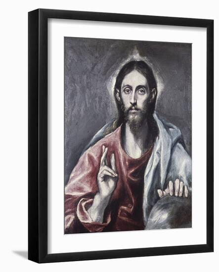 Savior of the World-El Greco-Framed Giclee Print