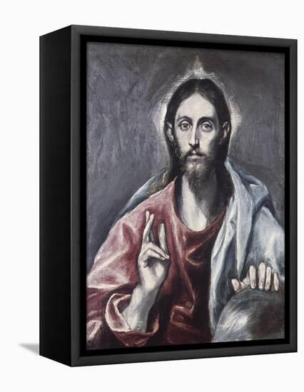 Savior of the World-El Greco-Framed Premier Image Canvas