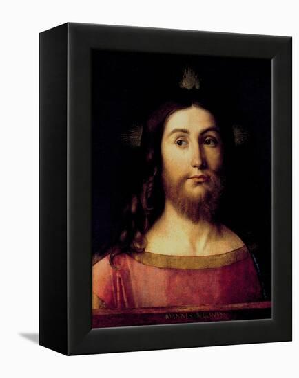 Saviour of the World, C.1502 (Oil on Wood)-Giovanni Bellini-Framed Premier Image Canvas