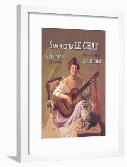 Savon Extra le Chat-null-Framed Art Print