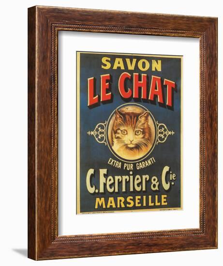 Savon Le Chat-null-Framed Giclee Print