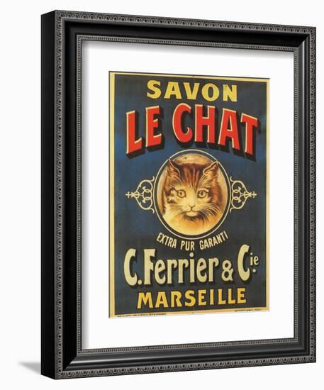 Savon Le Chat-null-Framed Giclee Print