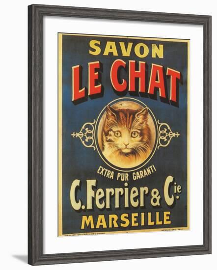 Savon Le Chat-null-Framed Giclee Print