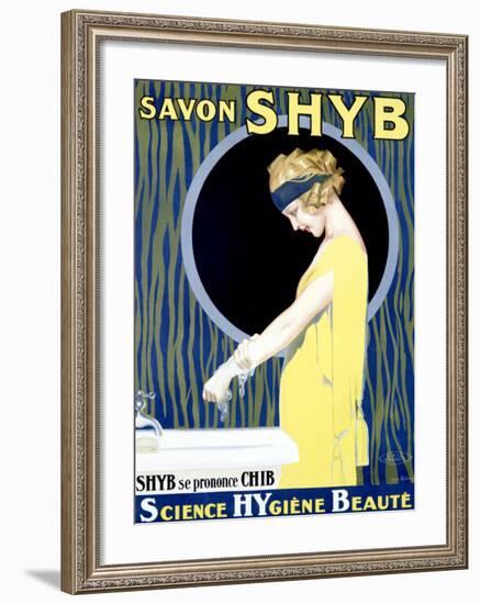 Savon Shyb-Rene Lelong-Framed Giclee Print