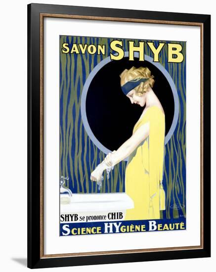 Savon Shyb-Rene Lelong-Framed Giclee Print