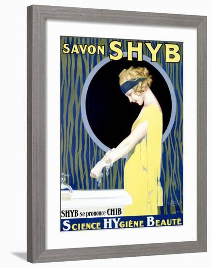 Savon Shyb-Rene Lelong-Framed Giclee Print