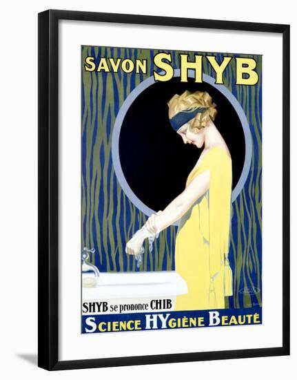 Savon Shyb-Rene Lelong-Framed Giclee Print