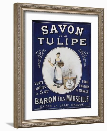 Savon Tulipe-Vintage Apple Collection-Framed Giclee Print