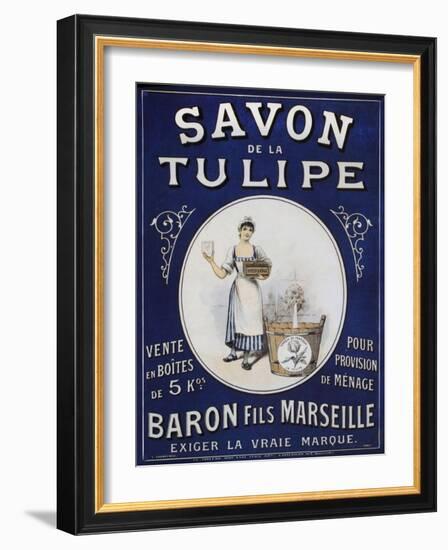 Savon Tulipe-Vintage Apple Collection-Framed Giclee Print