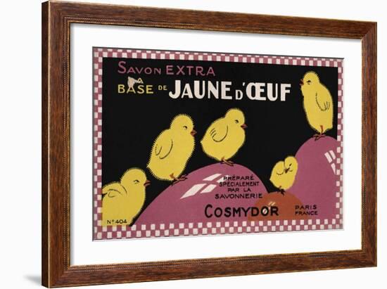 Savon Yellow Chicks-null-Framed Giclee Print