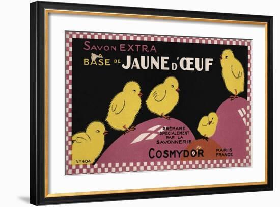 Savon Yellow Chicks-null-Framed Giclee Print