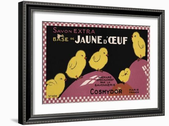 Savon Yellow Chicks-null-Framed Giclee Print