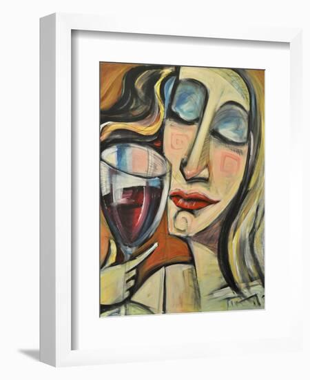 Savoring the First Sip-Tim Nyberg-Framed Premium Giclee Print