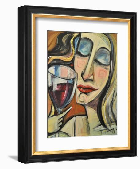 Savoring the First Sip-Tim Nyberg-Framed Premium Giclee Print