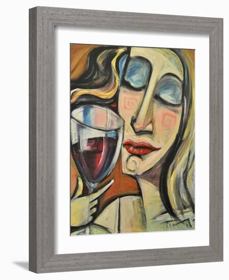 Savoring the First Sip-Tim Nyberg-Framed Giclee Print