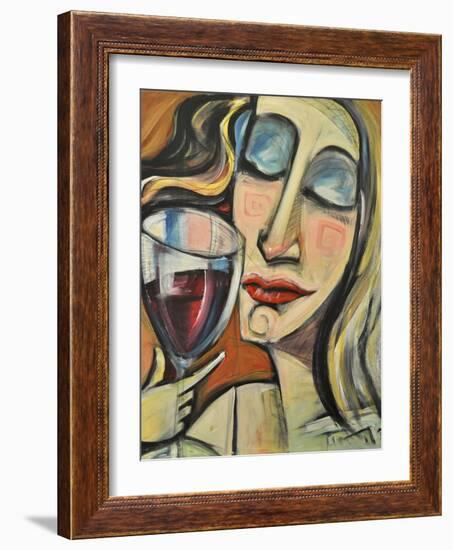 Savoring the First Sip-Tim Nyberg-Framed Giclee Print