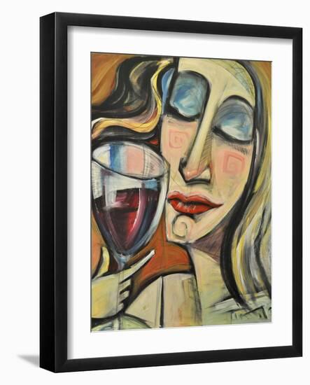 Savoring the First Sip-Tim Nyberg-Framed Giclee Print
