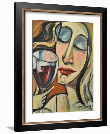 Savoring the First Sip-Tim Nyberg-Framed Giclee Print