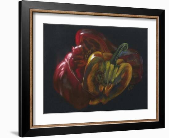 Savory Peppers-Barbara Keith-Framed Giclee Print