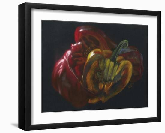 Savory Peppers-Barbara Keith-Framed Giclee Print