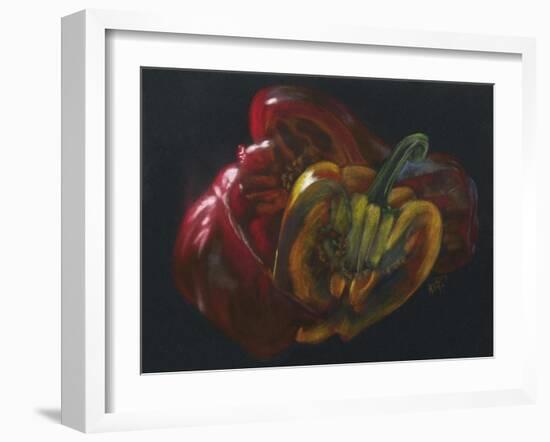 Savory Peppers-Barbara Keith-Framed Giclee Print