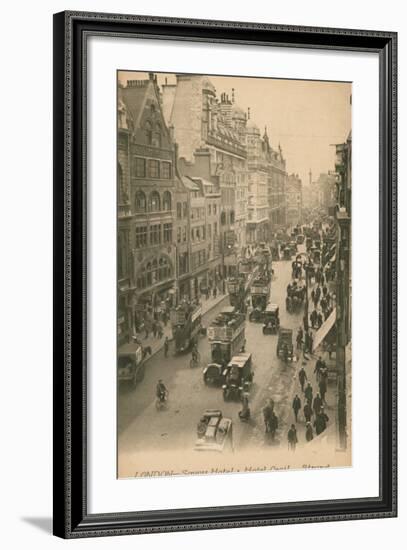 Savoy Hotel and Hotel Cecil, Strand, London-null-Framed Photographic Print