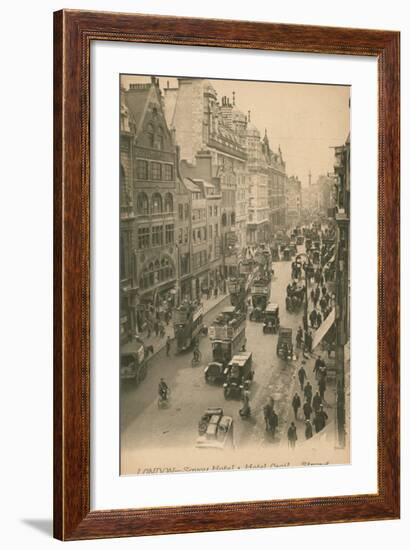 Savoy Hotel and Hotel Cecil, Strand, London-null-Framed Photographic Print
