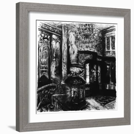 Savoy Shadows, Study for Savoy Interior, 2010-Lee Campbell-Framed Giclee Print