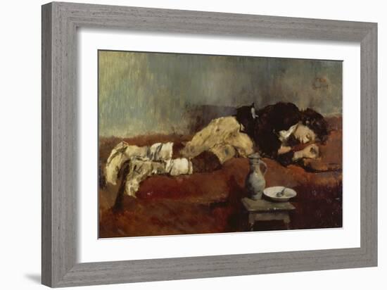 Savoyard Boy Sleeping, 1869-Wilhelm Leibl-Framed Giclee Print