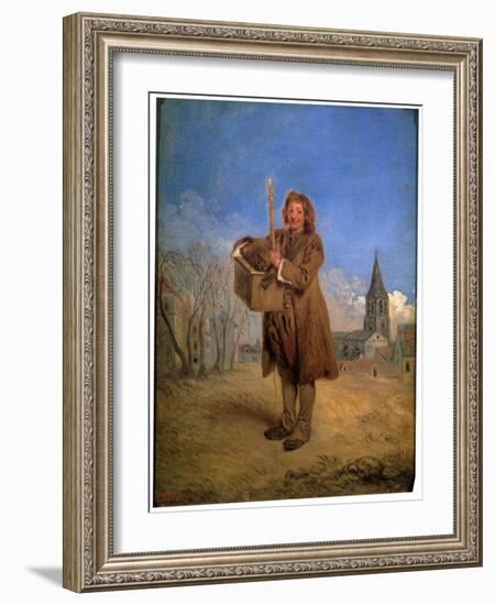 Savoyard with a Marmot, 1716-Jean-Antoine Watteau-Framed Giclee Print