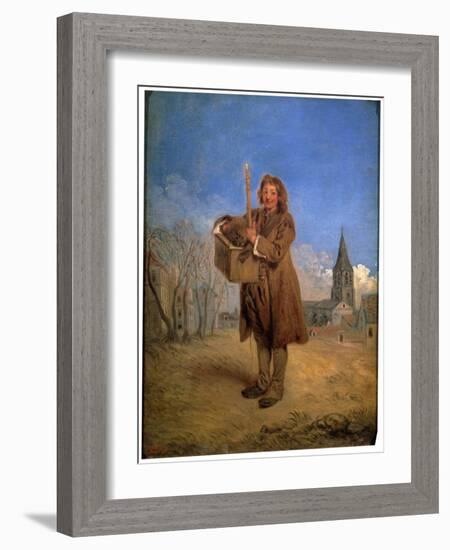 Savoyard with a Marmot, 1716-Jean-Antoine Watteau-Framed Giclee Print