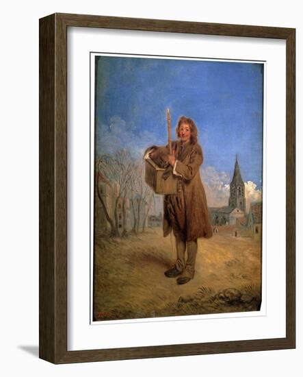 Savoyard with a Marmot, 1716-Jean-Antoine Watteau-Framed Giclee Print