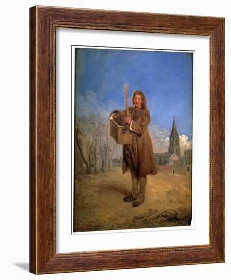 Savoyard with a Marmot, 1716-Jean-Antoine Watteau-Framed Giclee Print