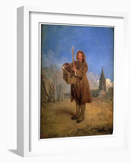 Savoyard with a Marmot, 1716-Jean-Antoine Watteau-Framed Giclee Print