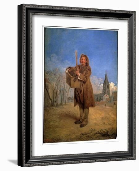 Savoyard with a Marmot, 1716-Jean-Antoine Watteau-Framed Giclee Print