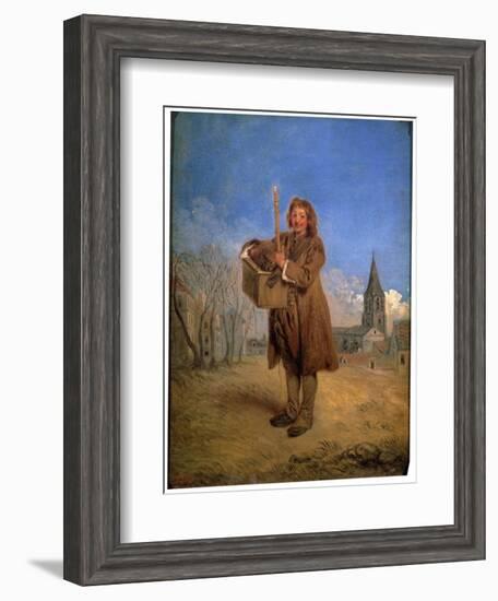 Savoyard with a Marmot, 1716-Jean-Antoine Watteau-Framed Giclee Print