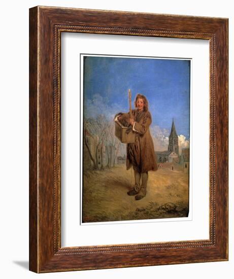 Savoyard with a Marmot, 1716-Jean-Antoine Watteau-Framed Giclee Print