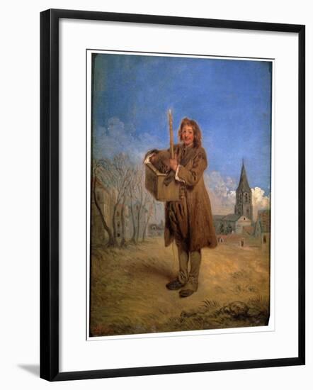 Savoyard with a Marmot, 1716-Jean-Antoine Watteau-Framed Giclee Print