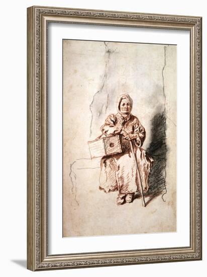 Savoyarde, C1715-Jean-Antoine Watteau-Framed Giclee Print