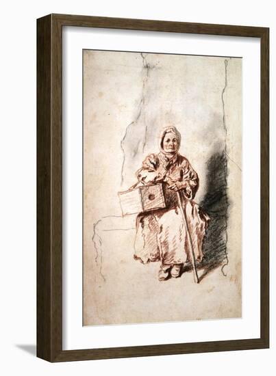 Savoyarde, C1715-Jean-Antoine Watteau-Framed Giclee Print